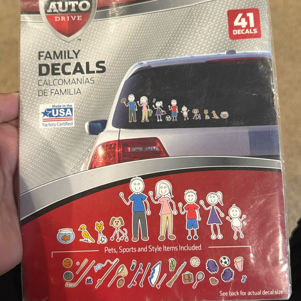 Family Decals (includes pets and sports)
